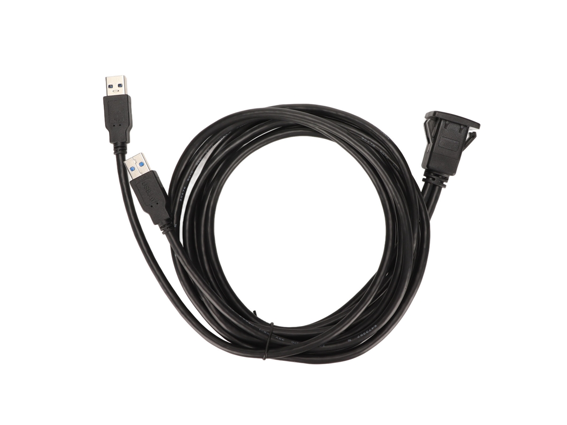 Cable De Montaje Flush Con 2 Puertos Usb3.0 5gbps Para Panel De Tablero De Coche Y Barco, Plug And Play, 6.6ft
