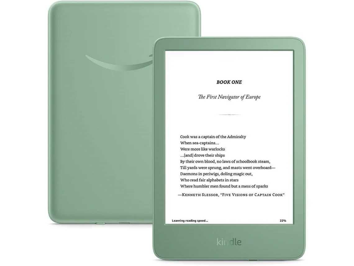Lector de libros electrónicos Amazon Kindle 6″ 11.ª generación B0cnvcqzg1 16 Gb Wi-Fi Matcha
