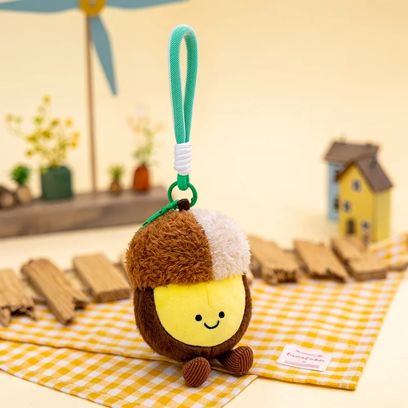 (nuez) Lindo Llavero De Peluche Juguete De Peluche