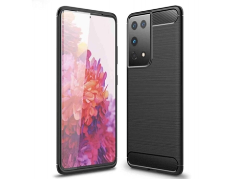 Carcasa Samsung Galaxy S21 Ultra 5G TUMUNDOSMARTPHONE Carbon Negro
