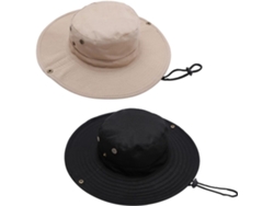 Conjunto De 2 Sombreros De Sol Para Hombre Con Protección Uv