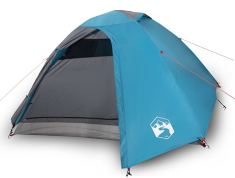 Tienda de campaña iglú para 4 personas impermeable VIDAXL azul