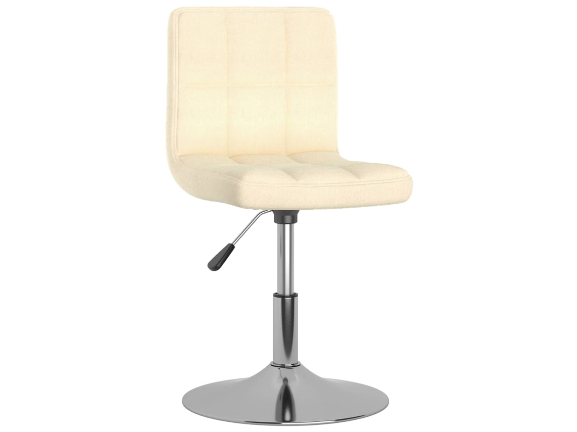 Maison Exclusive - Sillas De Comedor Giratorias 4 Unidades Tela Crema