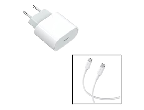 Kit Base Cargador Fastcharge Tipo C Cable De Carga 20W 60W 3.0A 1M Tipo C Lekus Para Apple Ipad Air 4Ta Generación Blanco