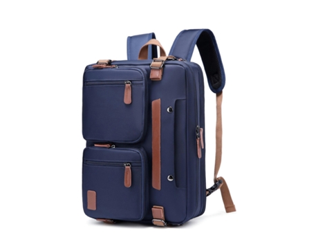 Mochila Multifuncional Mochila para Computadora para Hombres Bolso para Computadora Portátil De Negocios Bolsa Impermeable-Azul