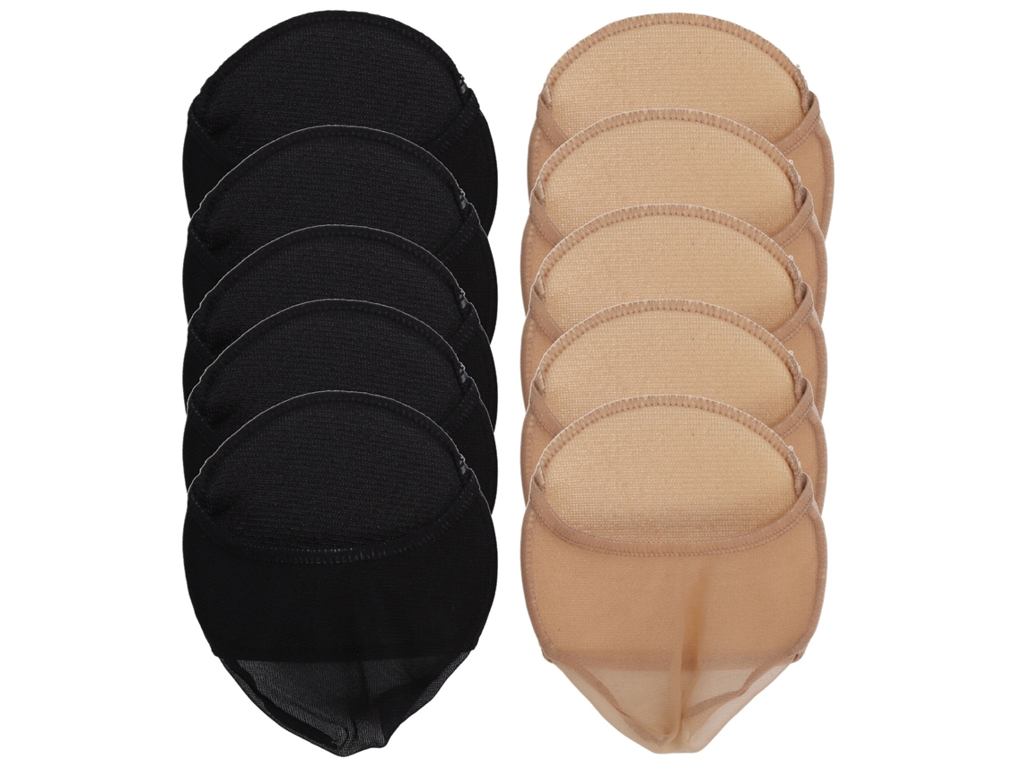 Meias De Antepé Com Amortecimento Nos Dedos Para Mulheres Corrida E Dança 10 Pares