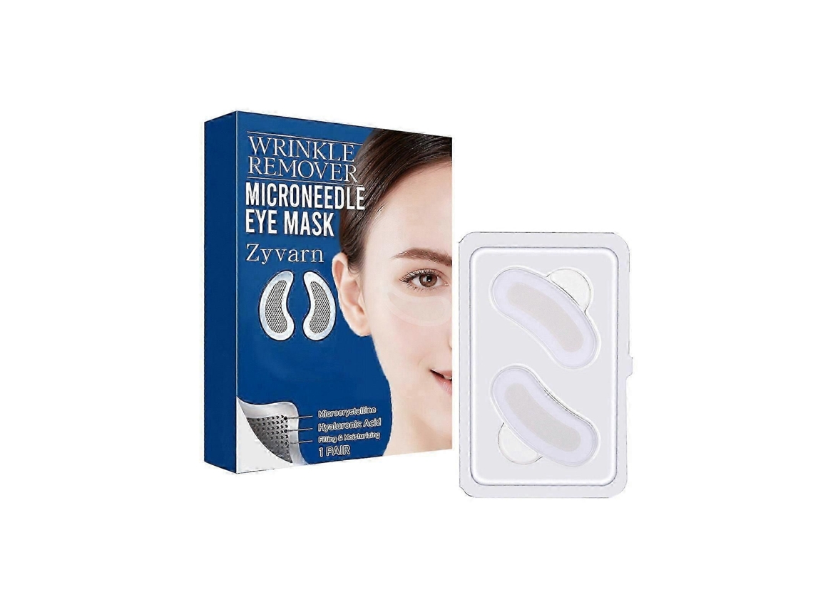 Mascarillas de microagujas para ojos, mascarillas de ácido hialurónico para ojos, mascarilla para ojeras, hinchazón y líneas de expresión, mascarilla