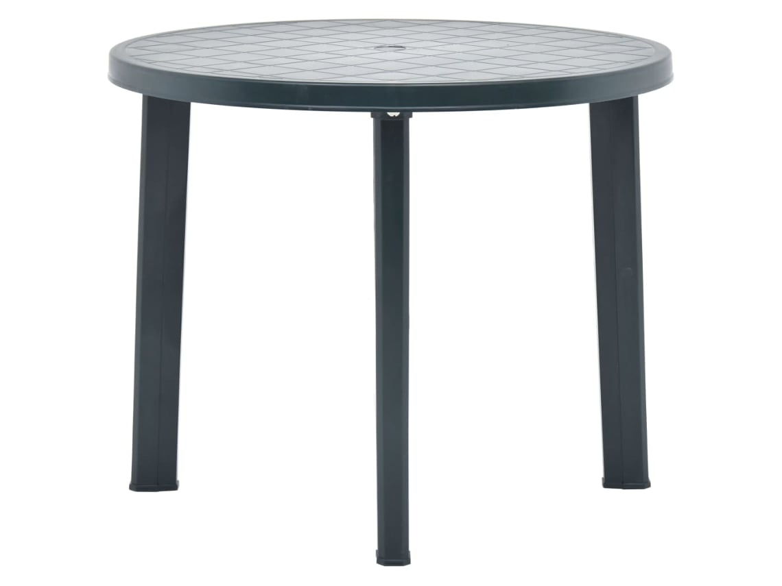 Mesa de jardín de 89 cm de plástico verde DKD HOME DECOR