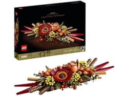 LEGO Icons: Peça de Centro de Flores Secas Kit de construção para os amantes de flores –crie um artigo de decoração para casa (812 peças)