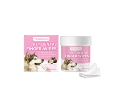 Toallitas húmedas para limpiar los dientes de las mascotas