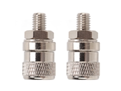 2 Terminales De Corriente De Latón M8x35mm, Alta Conductividad, Resistentes Al Desgaste, 60a