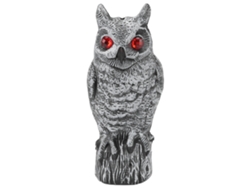 Cuervo De Plástico Falso Con Ojos Brillantes, Resistente Al Agua, Ahuyentador De Pájaros, Para Jardín O Patio, 39,7 Cm.