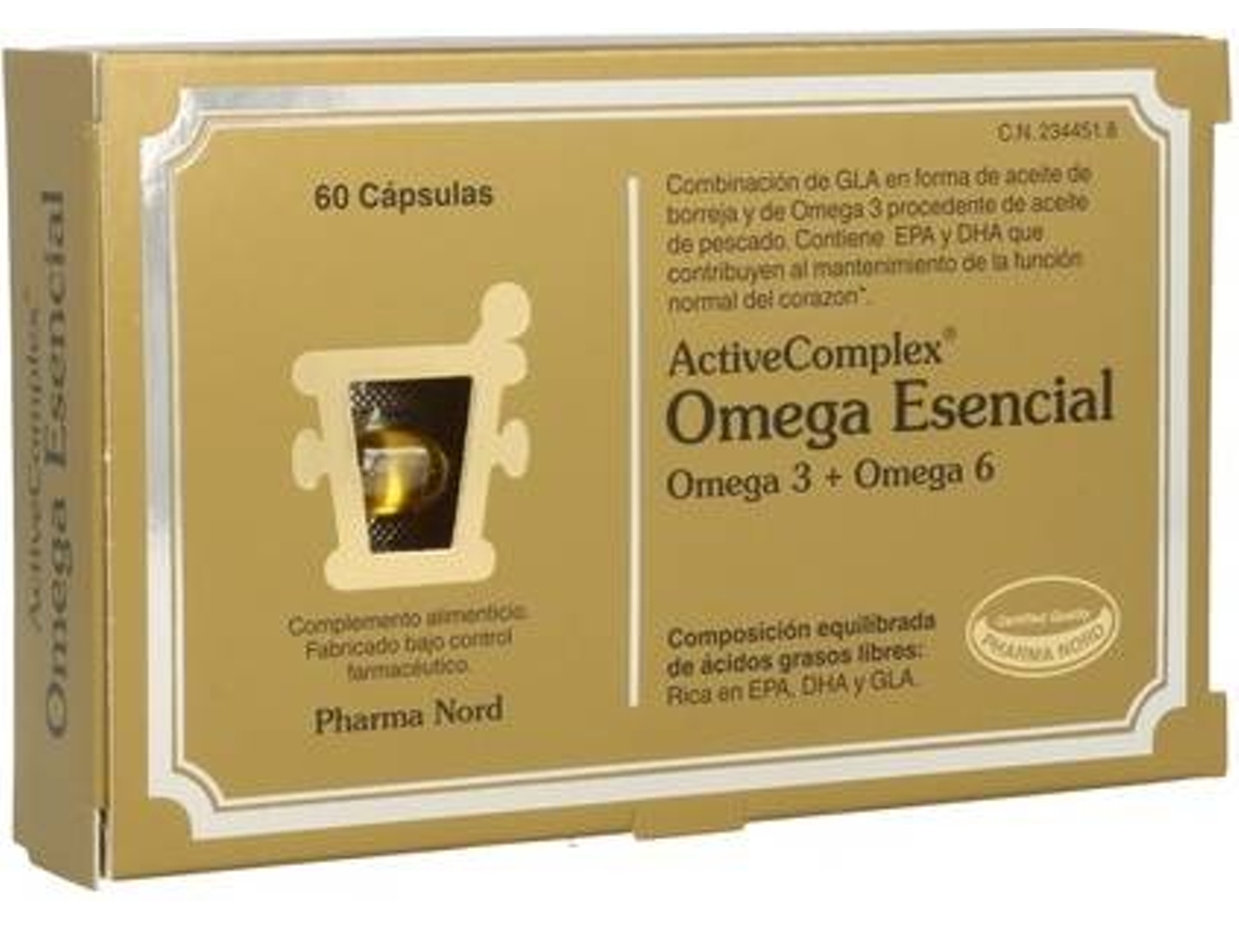 Complemento Alimentar PHARMA NORD Activecomplex Omega Essencial (60 cápsulas)