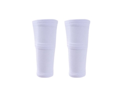 (blanco M) 1 Espinilleras De Fútbol Con Doble Bolsillo, Protectores De Pantorrillas De Compresión, Protección De Piernas Para Fútbol.