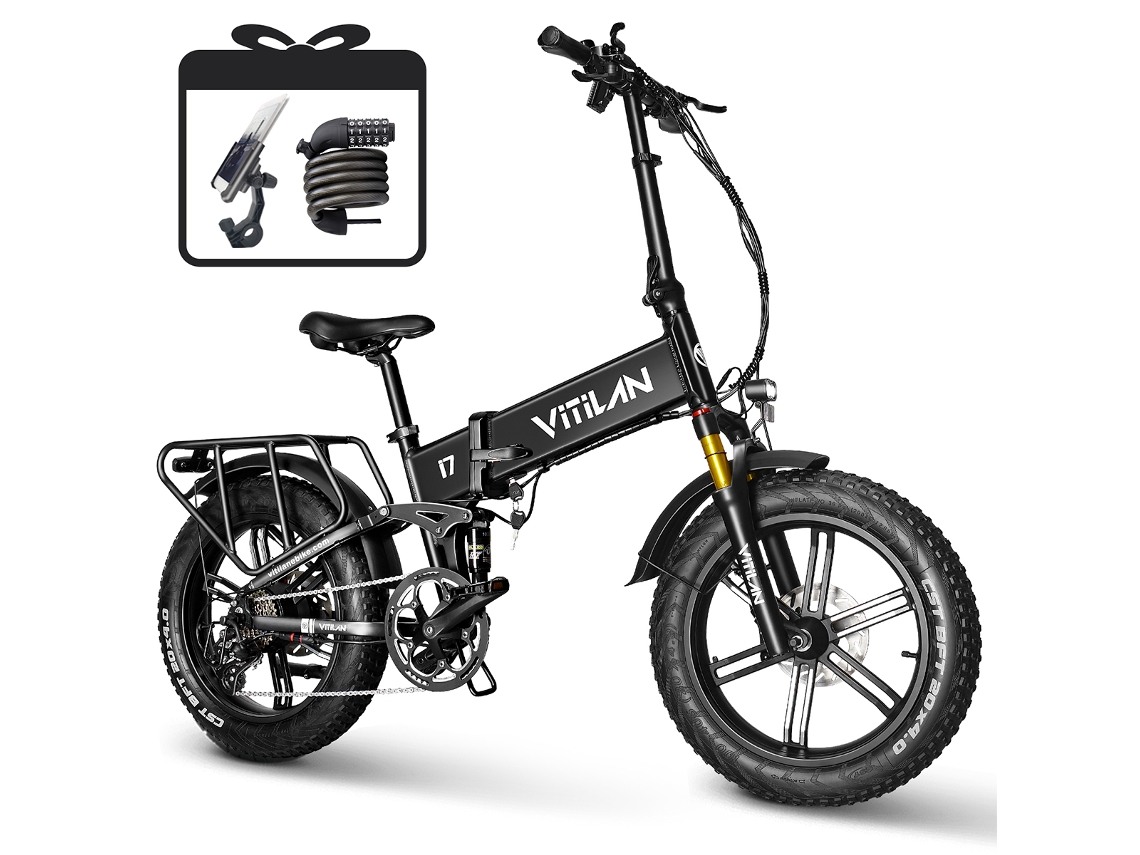 Bicicleta eléctrica Vitilan I7 Pro 3.0 para adultos, 750w, 48v, batería extraíble de 20 Ah, transmisión Shimano de 8 velocidades.