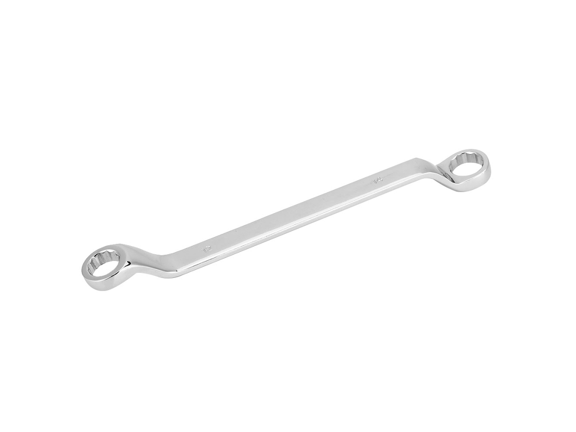 Llave De Anillo De Doble Desplazamiento Con Trinquete Extendido, 12-14 Mm, Acero De Alto Carbono Para Reparaciones.