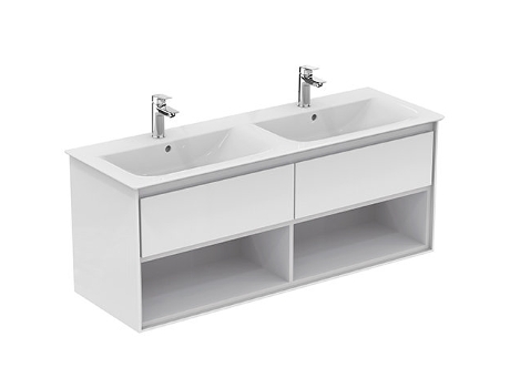 IDEAL STANDARD CONNECT Air furniture Double vanity unit, 1200 mm, 2 extraíbles, E0829