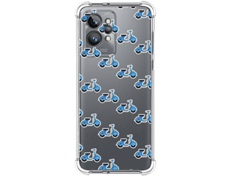 Carcasa para Realme GT 2 Pro 5G TUMUNDOSMARTPHONE Dibujos Antigolpes Scooter Multicolor