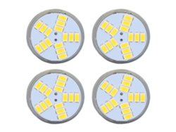 2026-bombilla Led Mr11, 5w 500lm, 15 Perlas, Base De Doble Pin, Para Foco Y Lámpara De Paisaje, Blanco Cálido, 4 Unidades