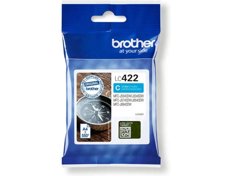 Cartucho de Tinta BROTHER LC422C Ciano
