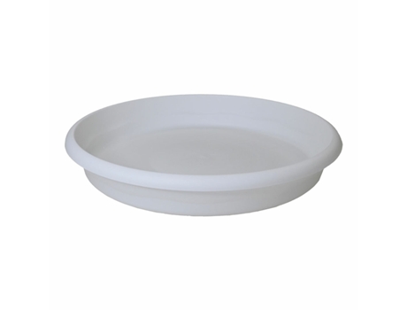 Plato para Floreros PLASTIKEN Blanco 30 Cm