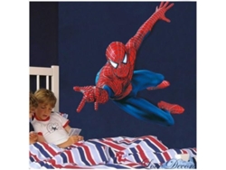 Pegatinas de pared grandes de Spider-Man, arte para dormitorio infantil y juvenil, decoración de murales