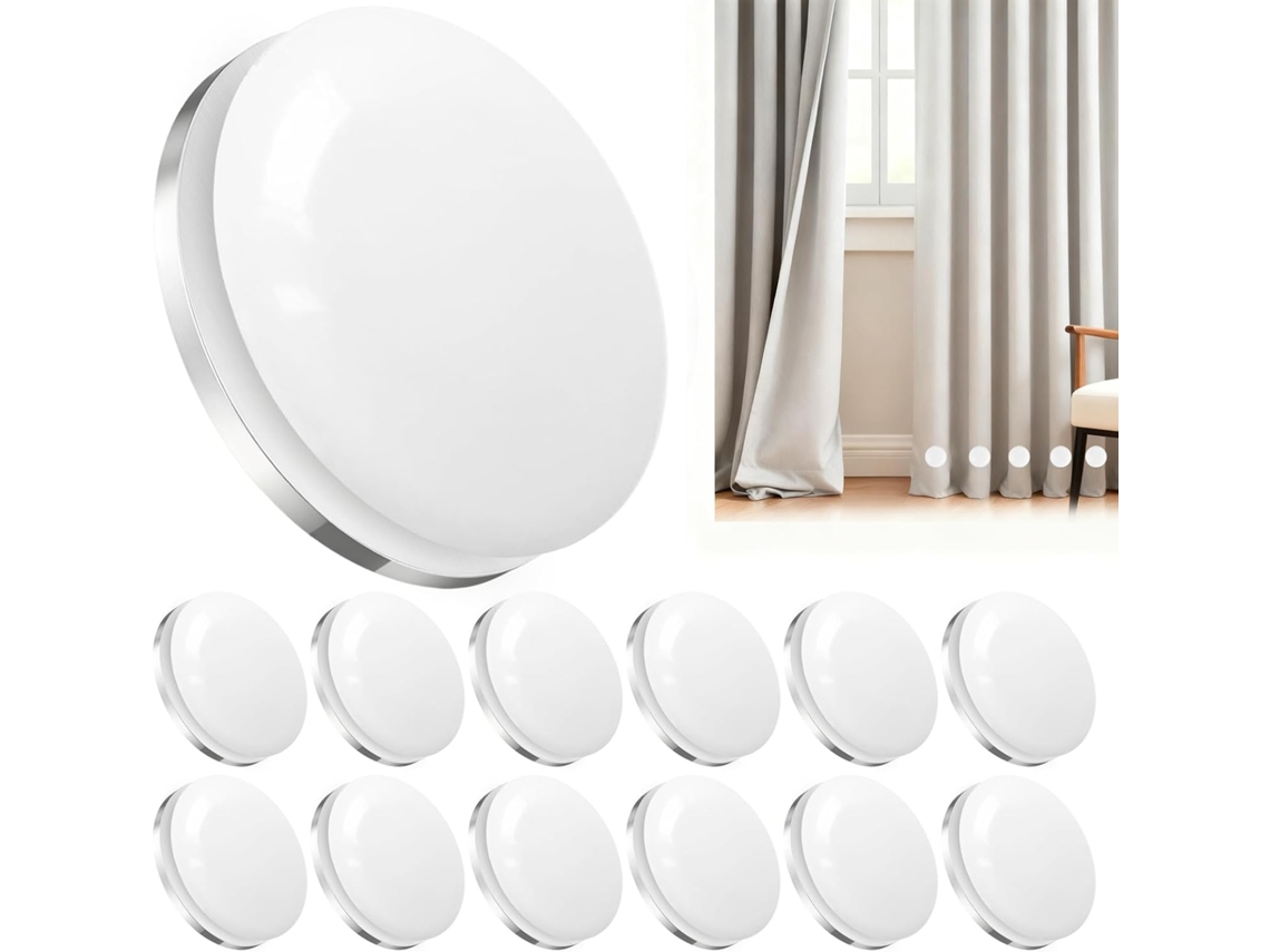 Juego de 12 pesas magnéticas para cortinas, ideales para manteles y cortinas de ducha Vayotoy