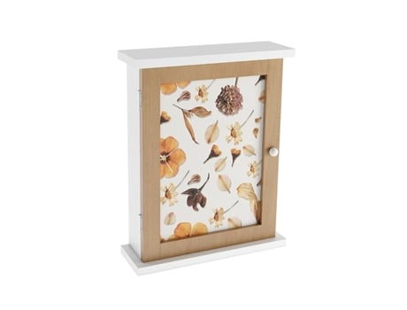 Armario de llaves VERSA Pétalos Madera MDF 6,5 x 26 x 20 cm