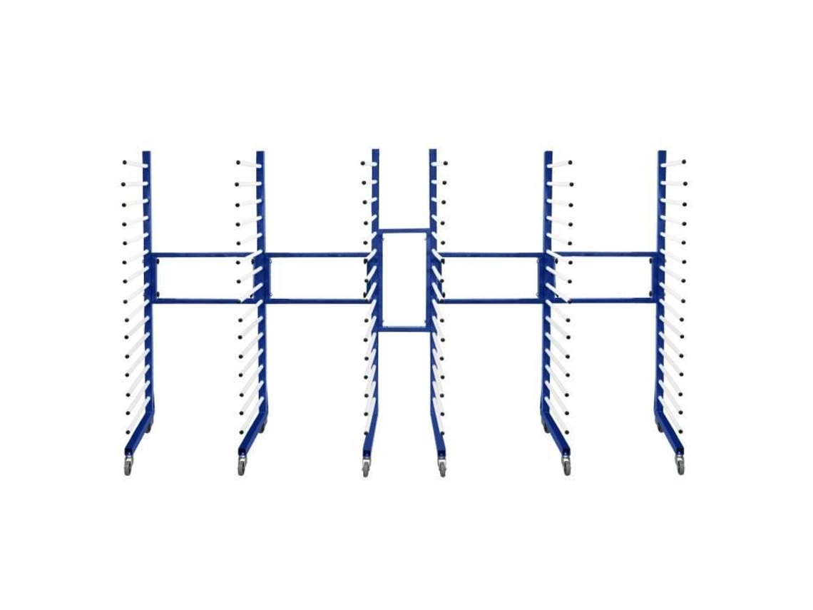 Carros de secado - MONSTERSHOP - Combinables x3 - Azul - Accesorios para Secadoras y Lavadoras