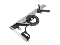 Regla Angular Multifuncional Combinada De 300 Mm, De Acero Inoxidable, Herramienta De Medición Para Transportadores.