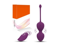 Bolas Kegel Vibradoras de Silicona Impermeables para Mujer Morado YEMAESRE
