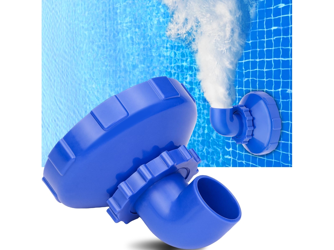 Boquilla retorno piscina giratoria 360°, pack 2 unidades, accesorio salida agua compatible con equipos de piscina y spa.