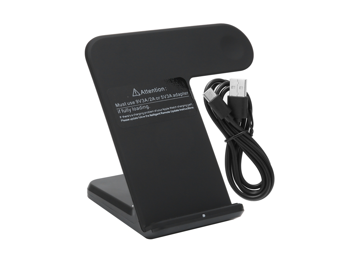 Dock De Carregamento Sem Fio 2 Em 1 Para Celulares Ios E Relógio Ios, Carregador Sem Fio Stand