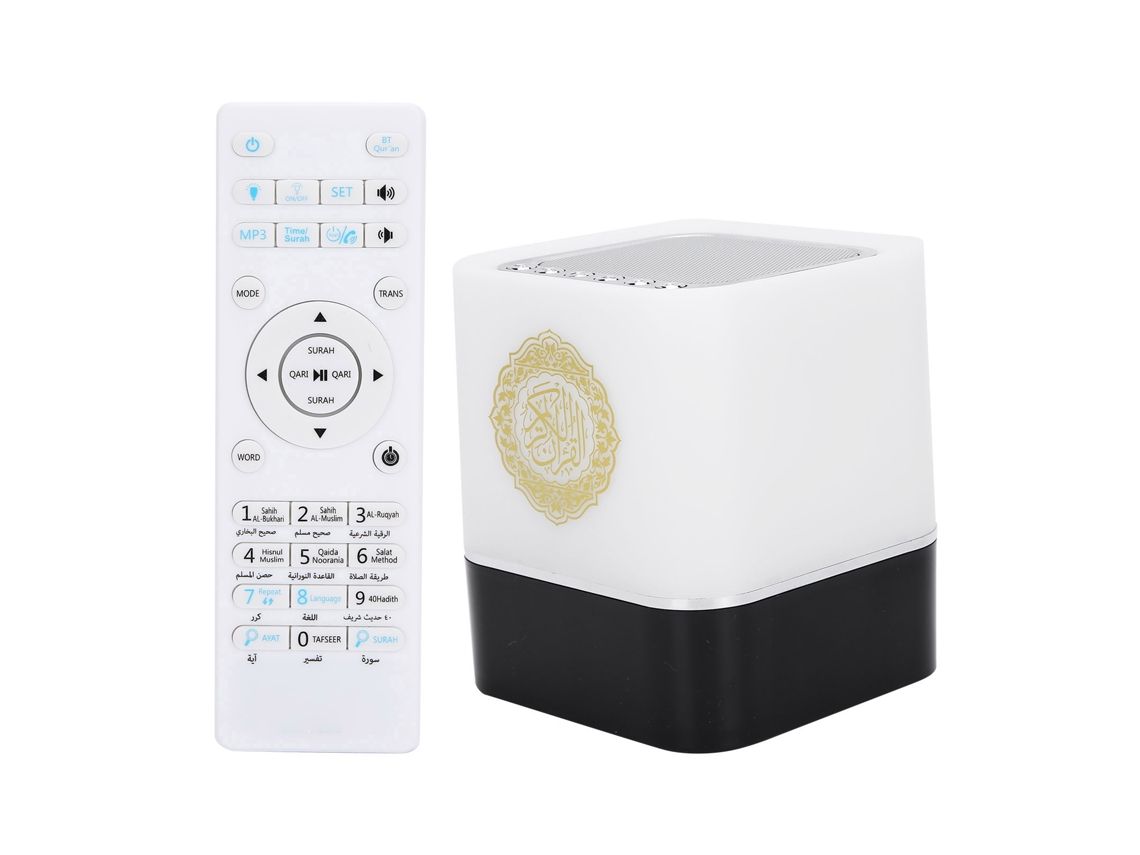 Altavoz Bluetooth Táctil, Reproductor Del Corán, Recargable Por Usb, Con Control Remoto Y Aplicación Qb-303