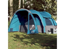 Tienda De Campaña Familiar 6 Personas Impermeable Azul