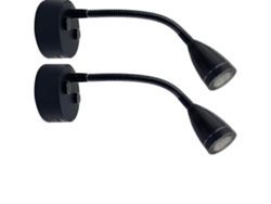 Luz de lectura LED de 12 V/24 V, regulable, para autocaravanas con cargador USB, ideal para remolques, viajes, camiones y caravanas. Nostalgia88