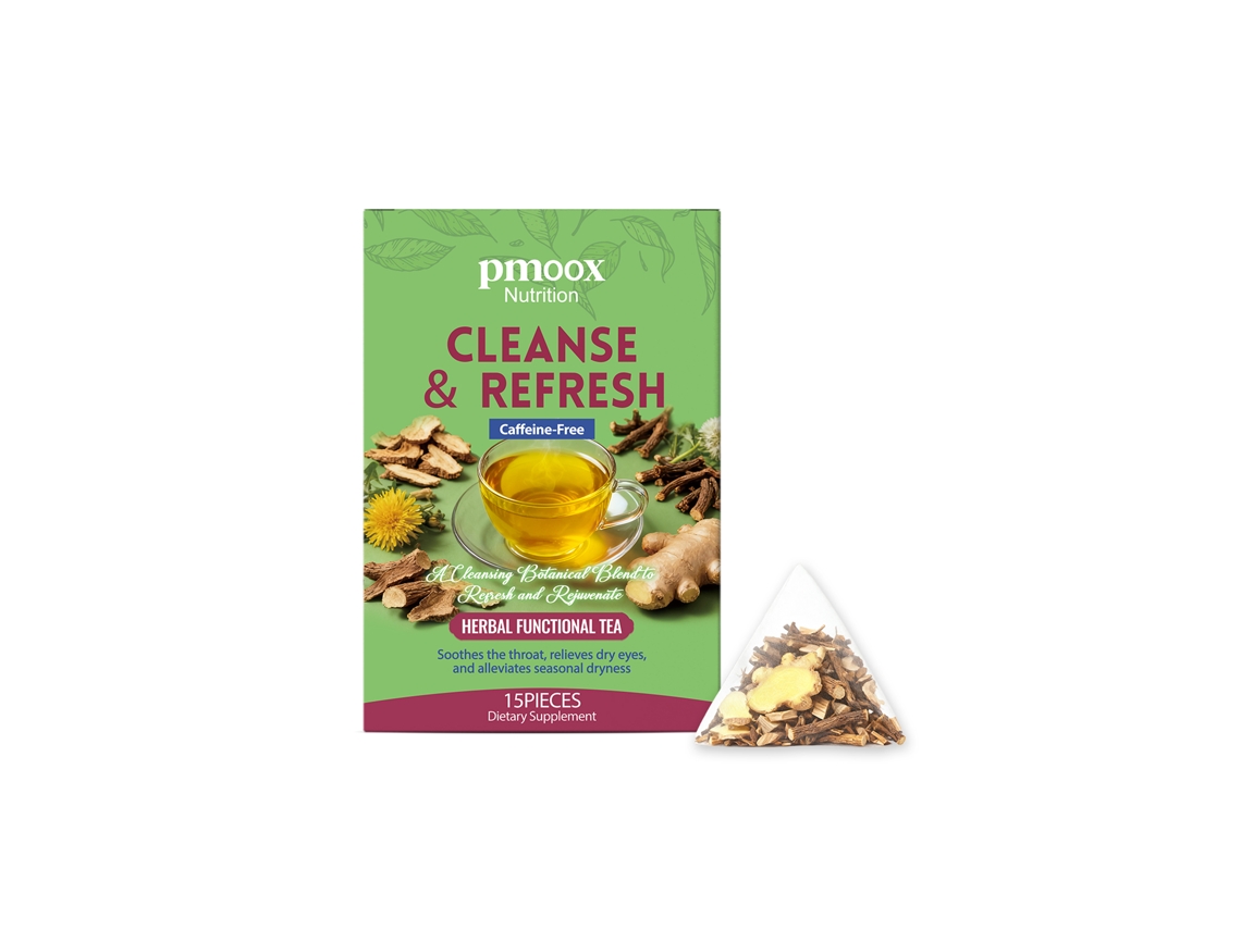 Té funcional revitalizante con hierbas naturales