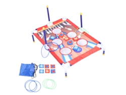 Juego De Lanzar Sacos De Lino Portátil Para Niños Interacción Padre-hijo Juego Deportivo Cornhole No.7888 1