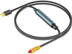 Cable Usb Óptico - Convertidor De Audio Óptico, Adaptador Versátil | Portátil Para Ordenadores