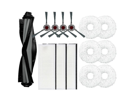 Panos de esfregona com escova lateral principal peças de filtro hepa para ecovacs deebot