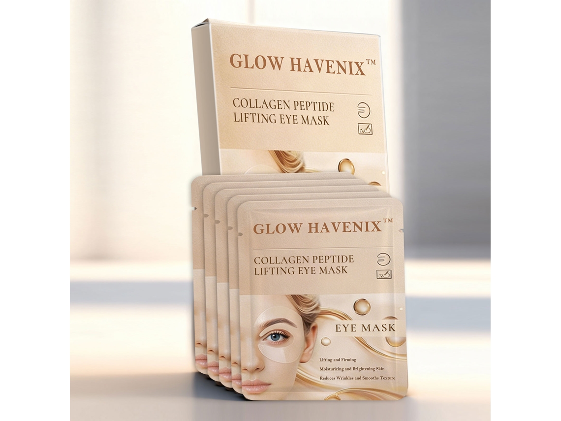Mascarilla de colágeno para el contorno de ojos para un efecto lifting rápido.