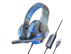 SZSMART X-Ej005 Auriculares con cable (sobre oreja - Micrófono - Azul)