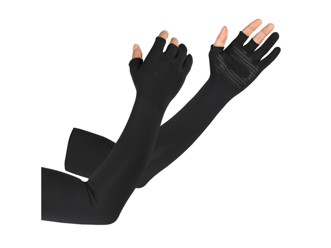 Brazaletes Unisex Antideslizantes De Seda Fresca Con Protección Solar Para Ciclismo, Golf, Pesca, Senderismo Y Running.