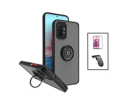 Kit Carcasa para Xiaomi Redmi Note 10 Pro PHONECARE Negro