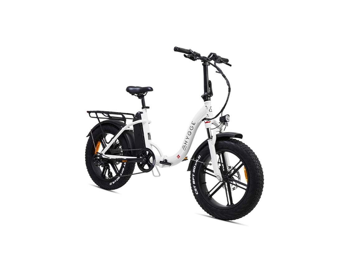 Vester Step 2026 - Bicicleta eléctrica plegable con neumáticos anchos, 48 V, 14 Ah - Blanco Garza
