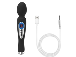 Vibrador De Masaje Recargable Usb Con Mltiples Frecuencias Para Adultos (negro) Yizhood