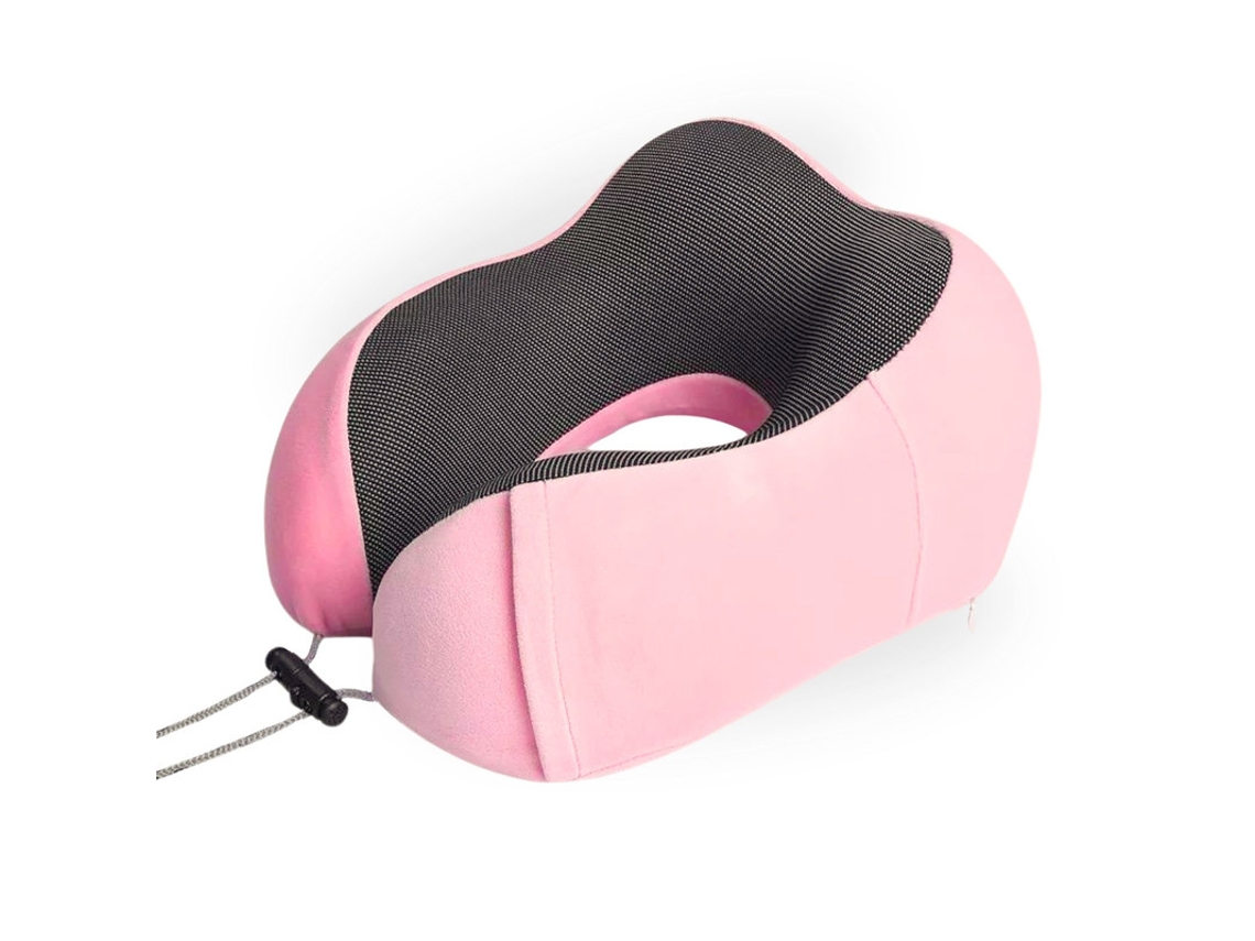 Almohada De Viaje Para Cuello De Espuma Viscoelástica Para Avión, Coche.