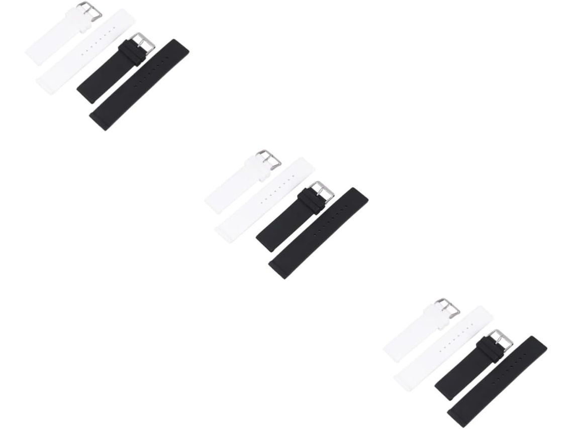 Conjunto De 3 Pulseiras De Silicone Para Relógio Feminino (2 Peças)