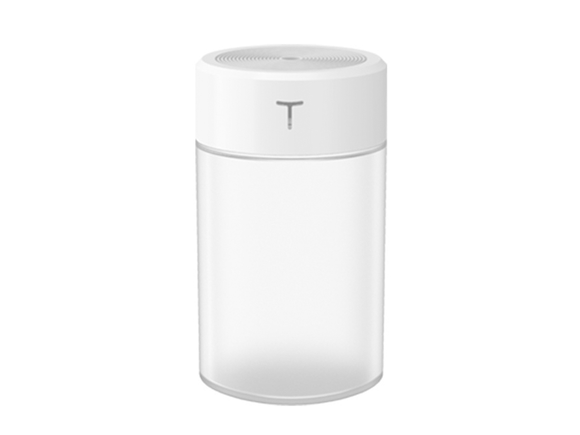 Humidificador USB de 360 ml con 2 modos, luz ambiental y llenado superior.