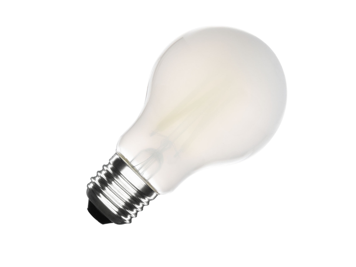 Bombilla Filamento E27 5.5w 1095lm A60 Opal Clase A Sin Parpadeo 4000k Blanco Neutro Ledkia